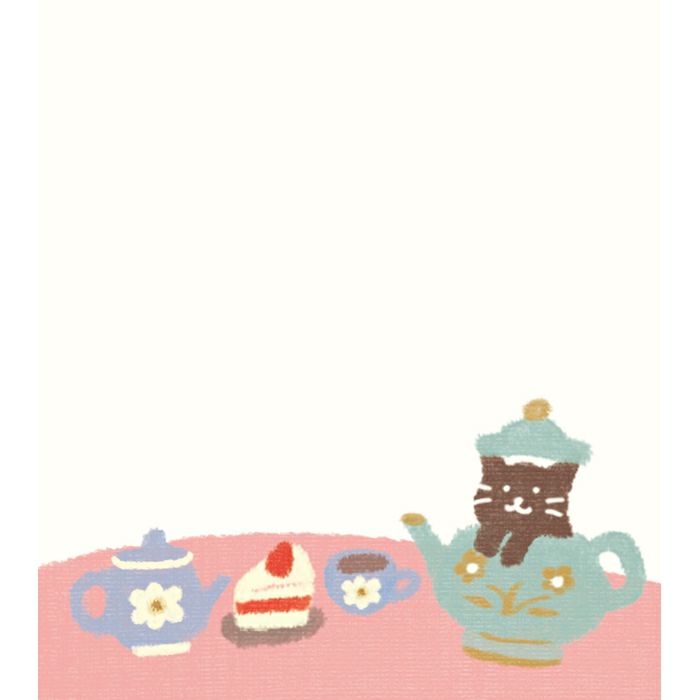 Rabbit Tea Party Memo Pad