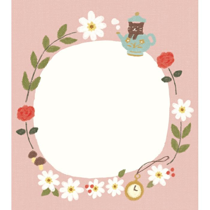 Rabbit Tea Party Memo Pad