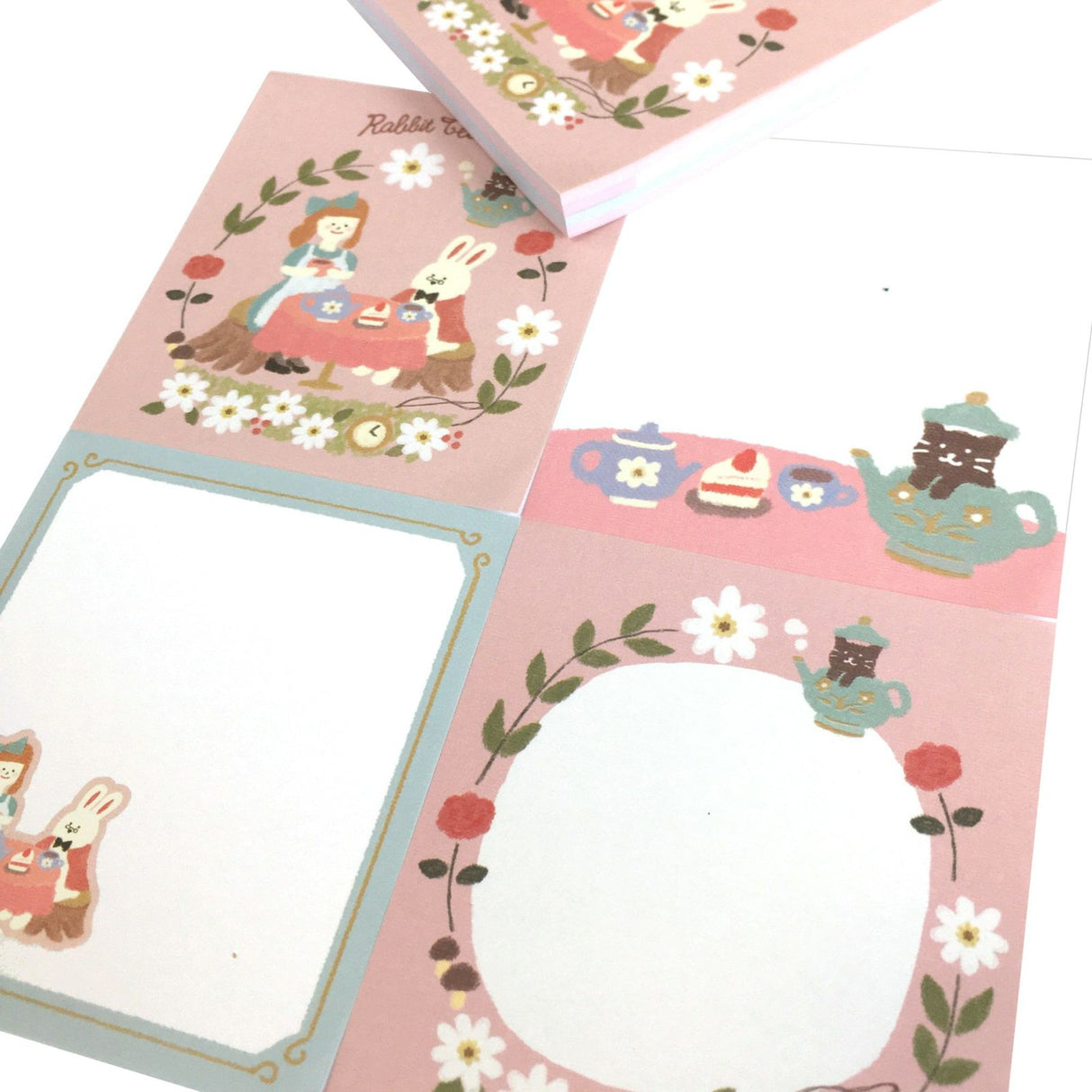 Rabbit Tea Party Memo Pad