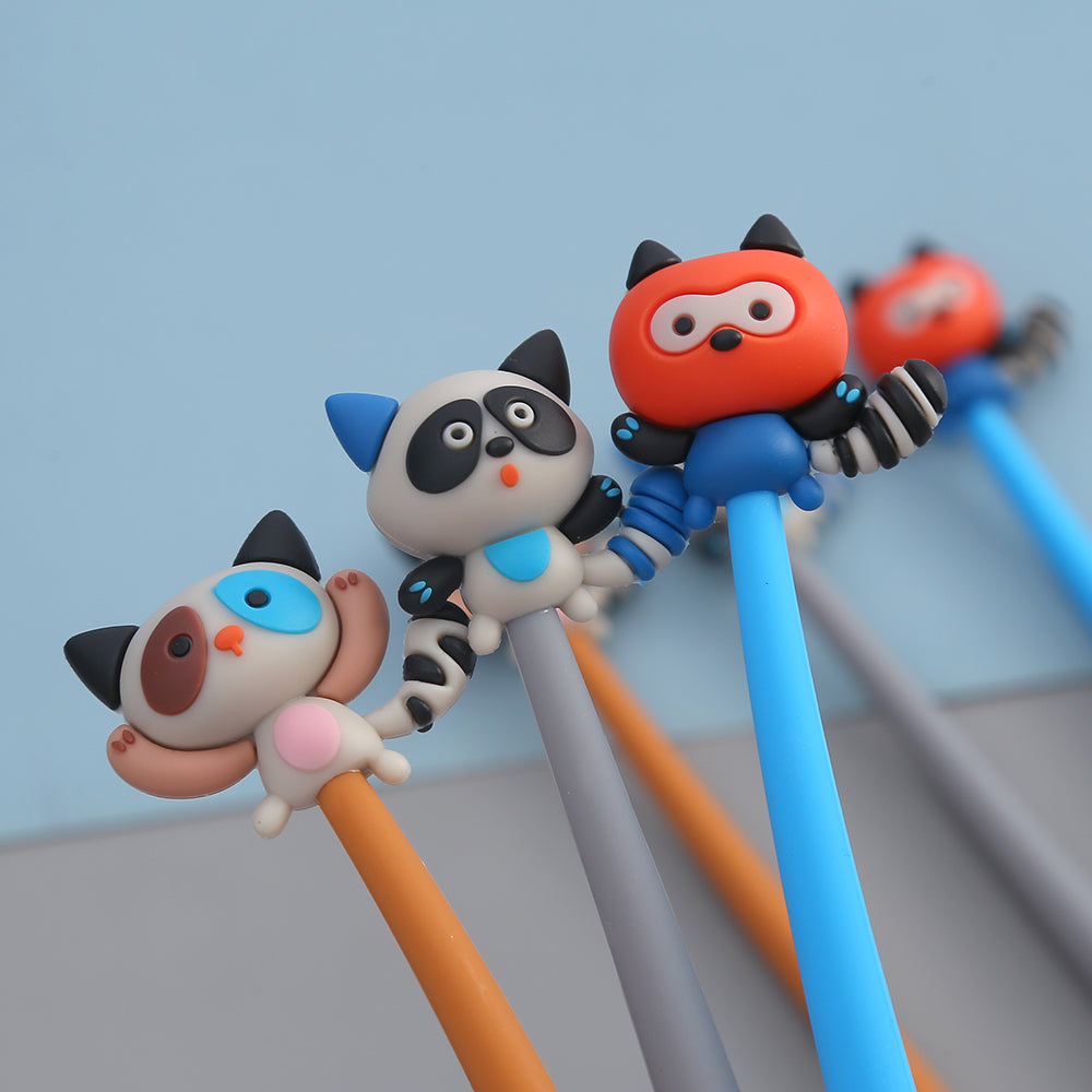 Raccoon Wiggle Gel Pen