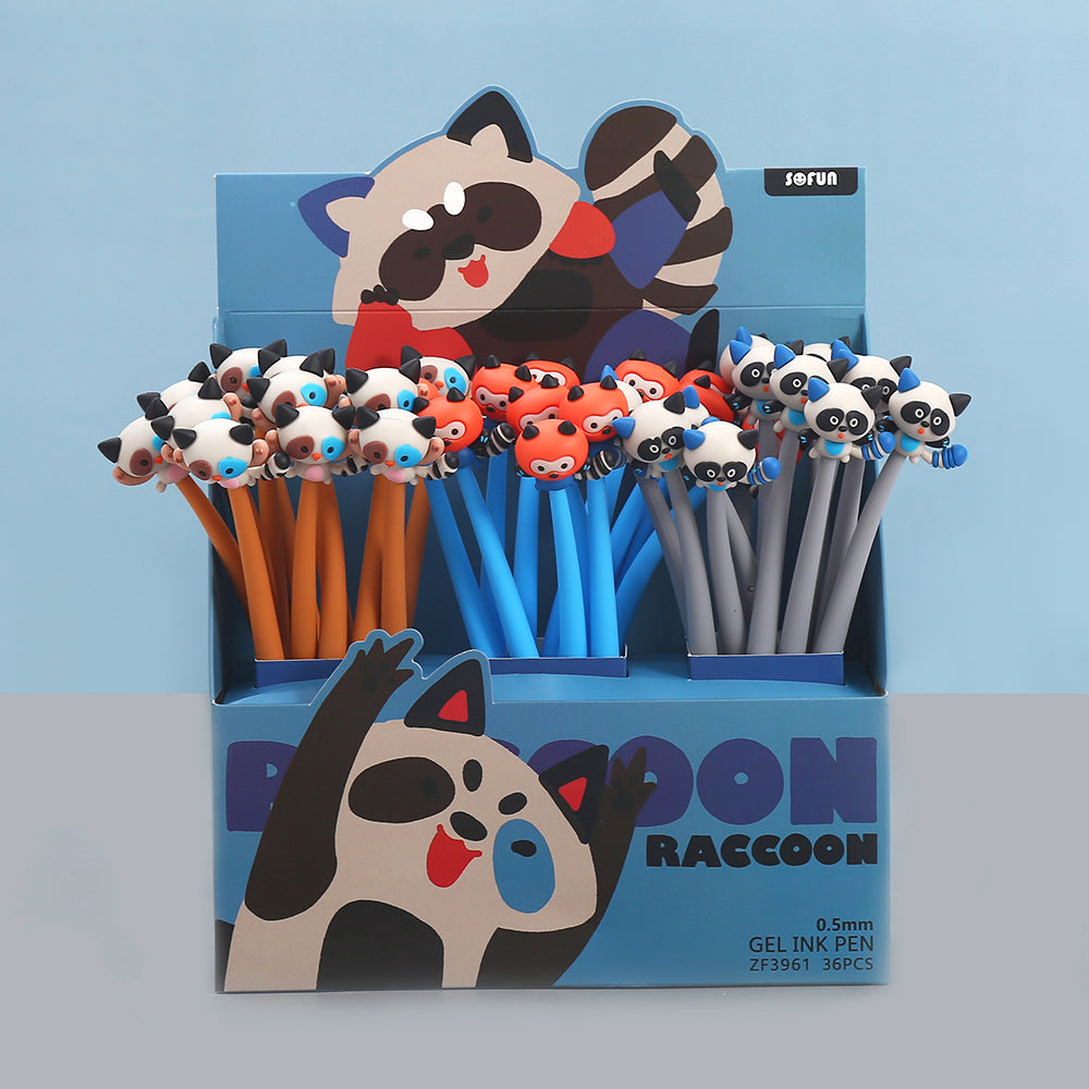 Raccoon Wiggle Gel Pen
