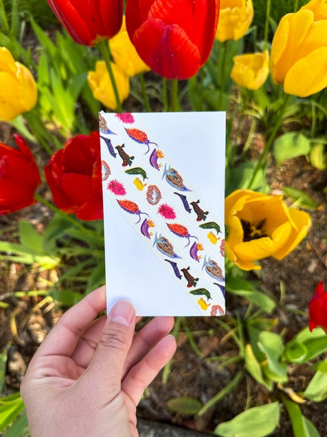 Rainbow Sea Slugs Washi Tape