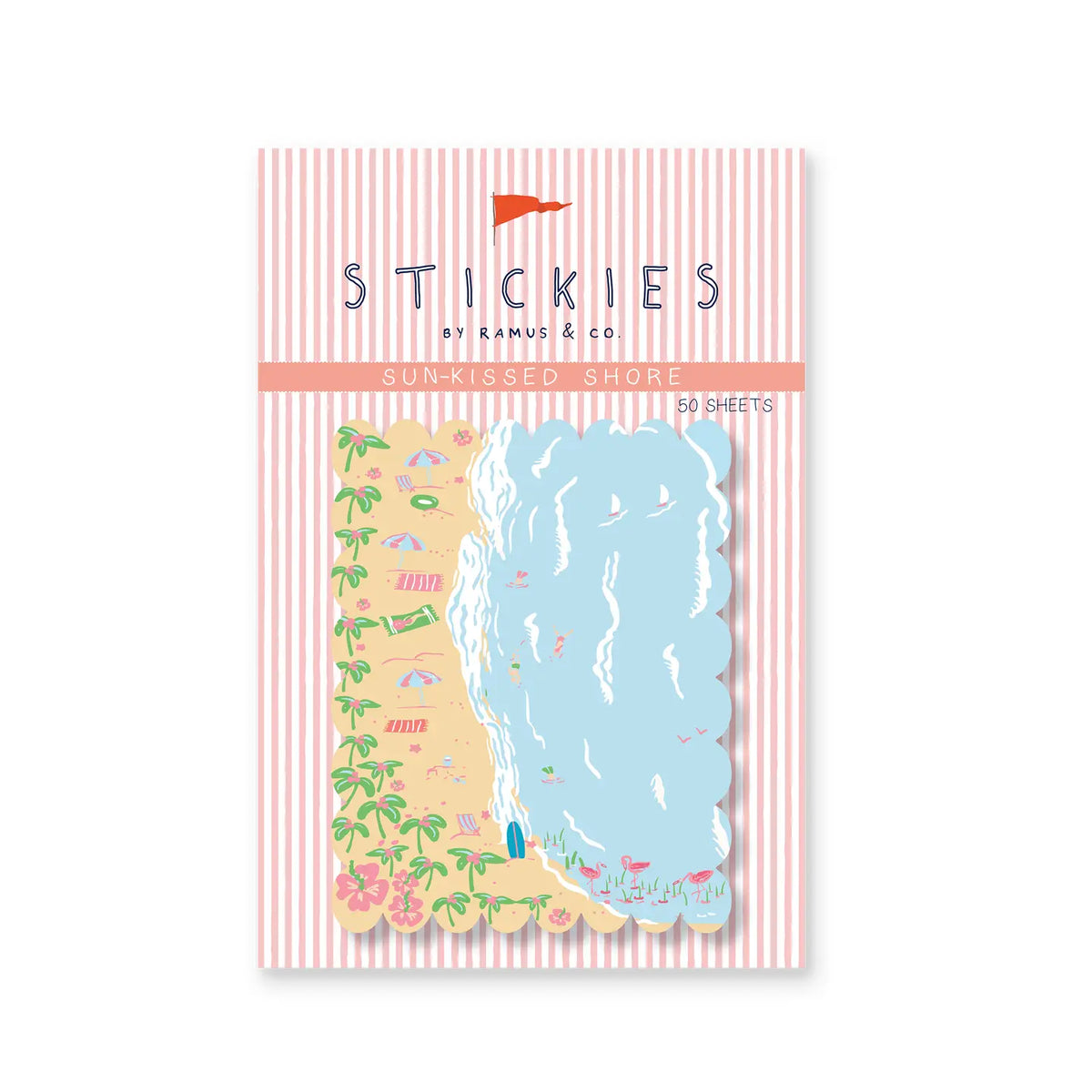 Ramus & Co. - Sun Kissed-Shore Sticky Notes
Brighten up your everyday life with Ramus & Co. Stickies!
These 3 x 3.85 sticky notes are great for capturing fleeting thoughts and jotting down long confirmation numbers.
Stylish, functional and guaranteed to make you smile.
A fun gift and a personal stationery must!
3" x 3.85” Sticky Notes
Die Cut Shapes
50 Sheets
4.5” x 6” Backing Card
Imported
By Ramus & Co.