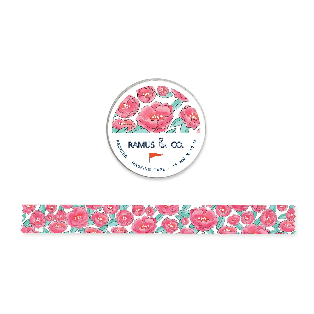Ramus & Co. - Peonies Washi Tape