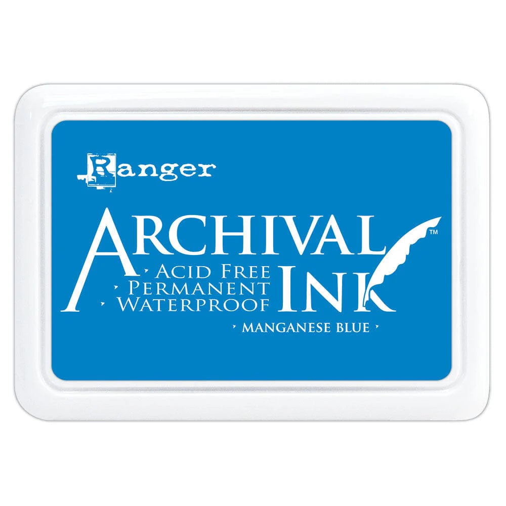 Ranger Archival Ink Pad - Manganese Blue