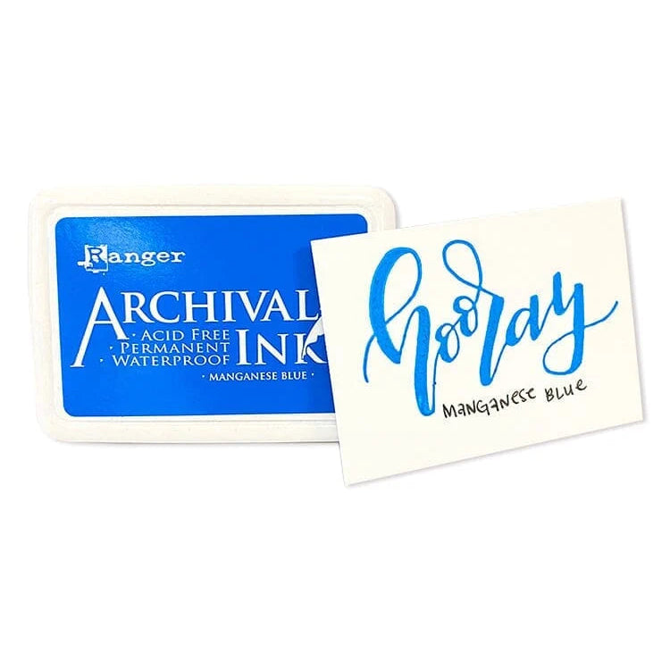 Ranger Archival Ink Pad - Manganese Blue
