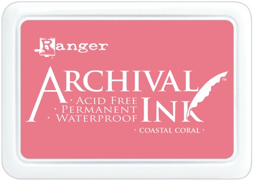 Ranger Archival Ink Pad - Coastal Coral