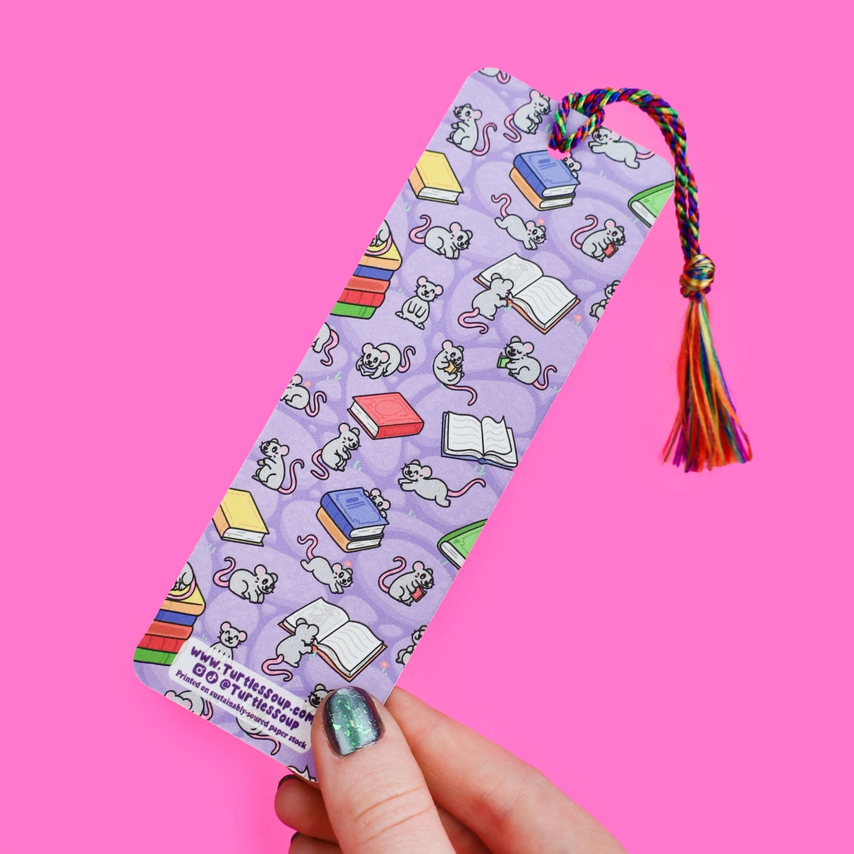 Are you down with the sickness that is reading? This plague doctor is! He’s researching new ways to treat his patients. Right now, he’s reading a book about bloodletting! He often lets his rat friends read along with him and accompany him at work. They make excellent company!
Hold your spot in style with our fun and funky bookmark collection! Whether you prefer romance, fantasy, or science fiction, our bookmarks will fit perfectly between the pages of your favorite novel.