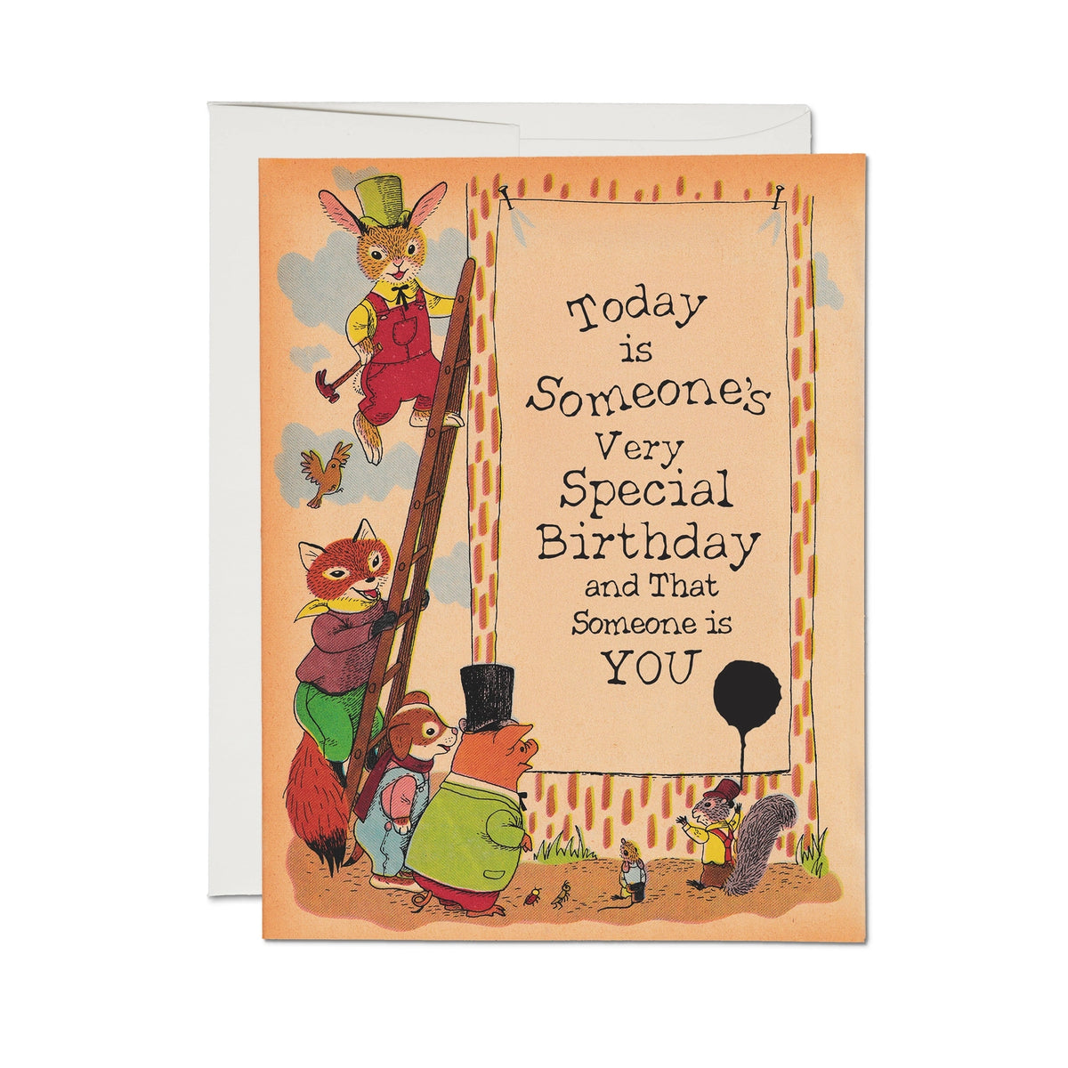 Red Cap Cards - Someone's Birthday Greeting Card
Illustrated by Richard Scarry
A2 - 4.25 x 5.5 inch