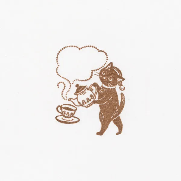 Ressa - A Story of The Cat Who Stays Up Late Wooden Stamp
"Night Awake Cat" is a story about cats who tend to stay up late and enjoy long nights.
Stamp body: 110mm (H) 110× 85mm
(W) Main body: 31mm (H31× 25× H24mm