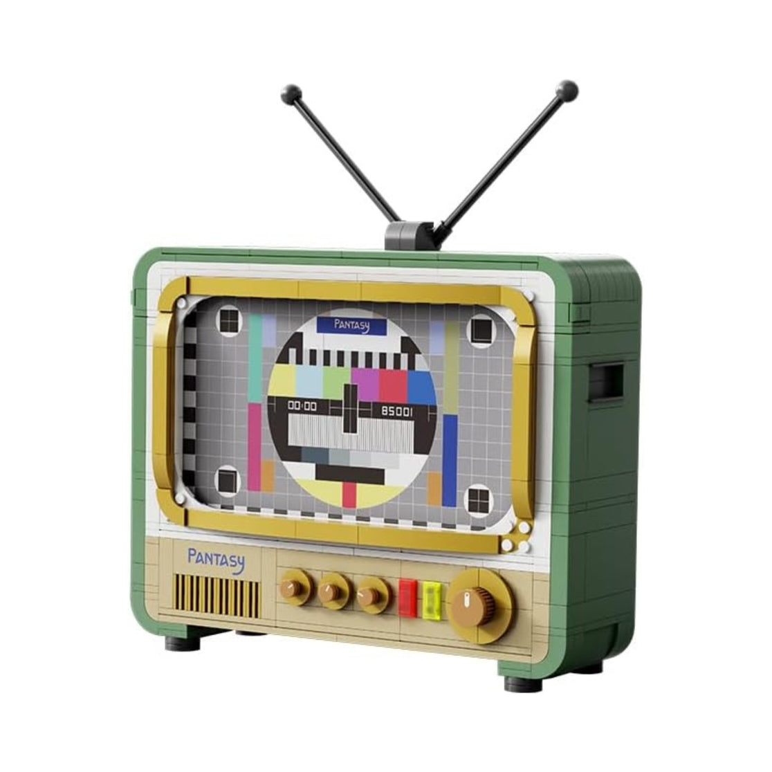 Retro Nostalgic Tv Building Bricks