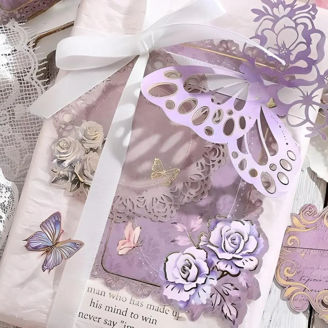 This vintage themed ephemera pack includes 10 pieces of cute paper materials in different color schemes! Each pack comes with pieces in 5 varying styles with 2 of each design.
These pieces make great card decoration, collage pieces, or additions to your journal spreads!