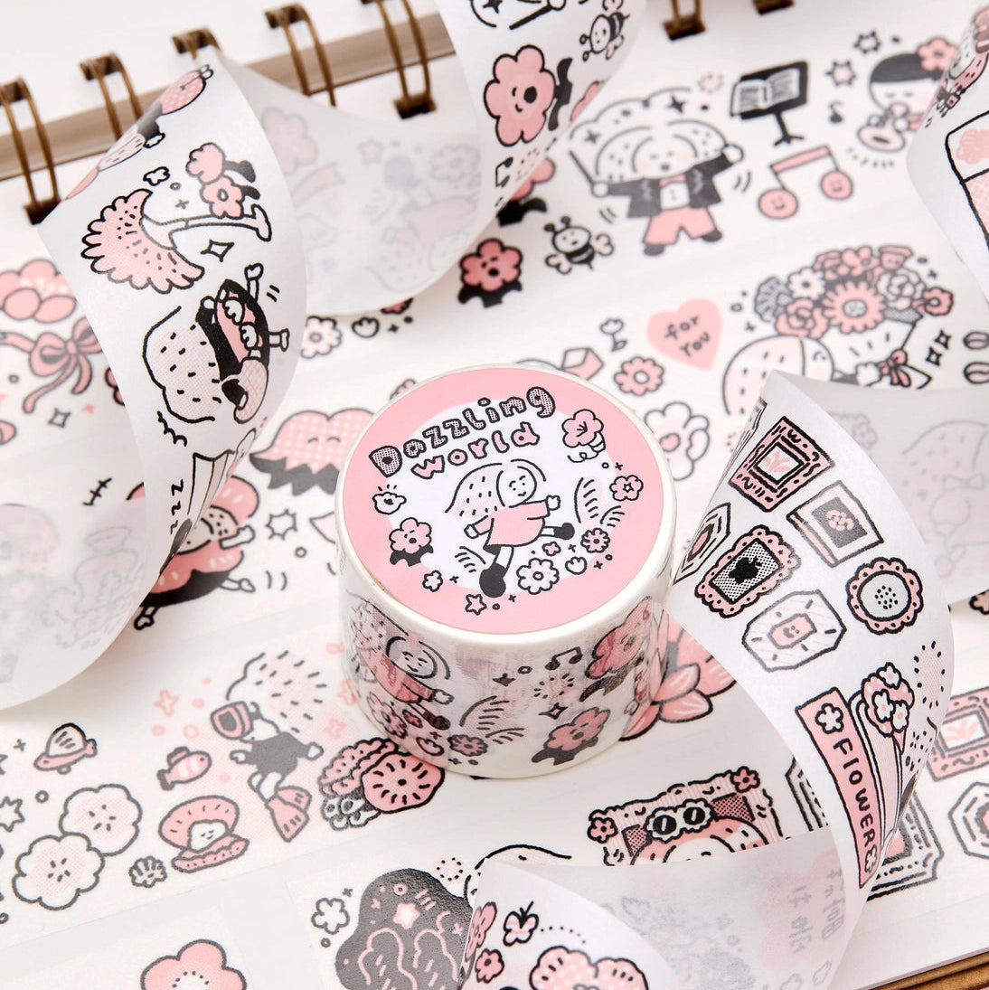 Dazzling World Mono Pink
Dazzling world is our new collection for 2026, the mono pink color would give you a unifed brand new experience to the sticker world