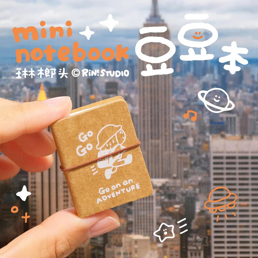 RiN! Studio - Mini Notebook
This probably is one of the cutest product our studio have ever made. The mini notebook can basically fit anywhere, and you can either write down some fun topics or put in some of the stickers in the notebook to show case your unique side.
Grab the mini notebook and show your own style!
1.2x 1.6 inches
Cover by kraft paper & inner page by 115g high quality paper
60 blank pages