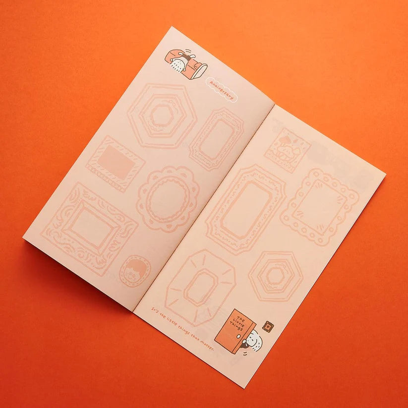 TN Size Monthly Planner · 48 pages Monthly, slim, and sized for a Traveler's Notebook - light enough to actually leave the house with you. For anyone who wants the plan without the weight. It's the little things that matter.