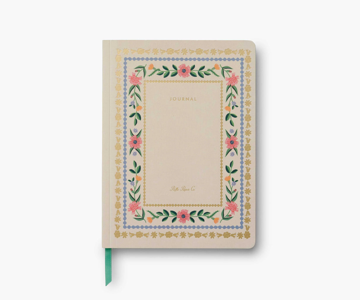 A lightweight, softcover journal, perfect for work, school, and other daily tasks. Inside find 150 lined pages and a grosgrain ribbon bookmark.