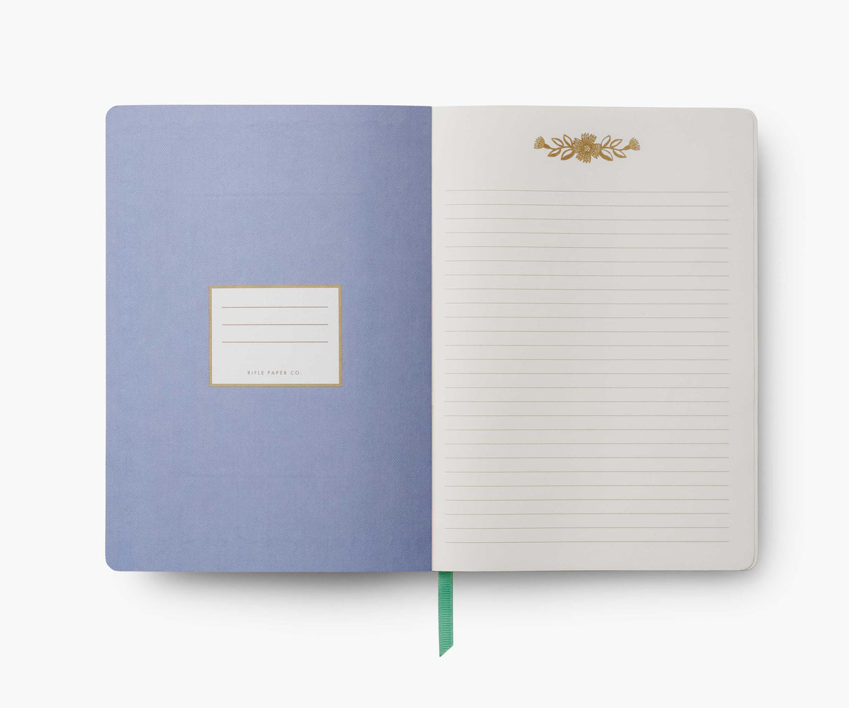 A lightweight, softcover journal, perfect for work, school, and other daily tasks. Inside find 150 lined pages and a grosgrain ribbon bookmark.
