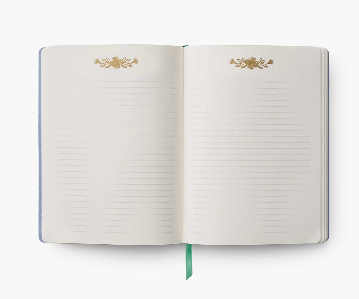 A lightweight, softcover journal, perfect for work, school, and other daily tasks. Inside find 150 lined pages and a grosgrain ribbon bookmark.