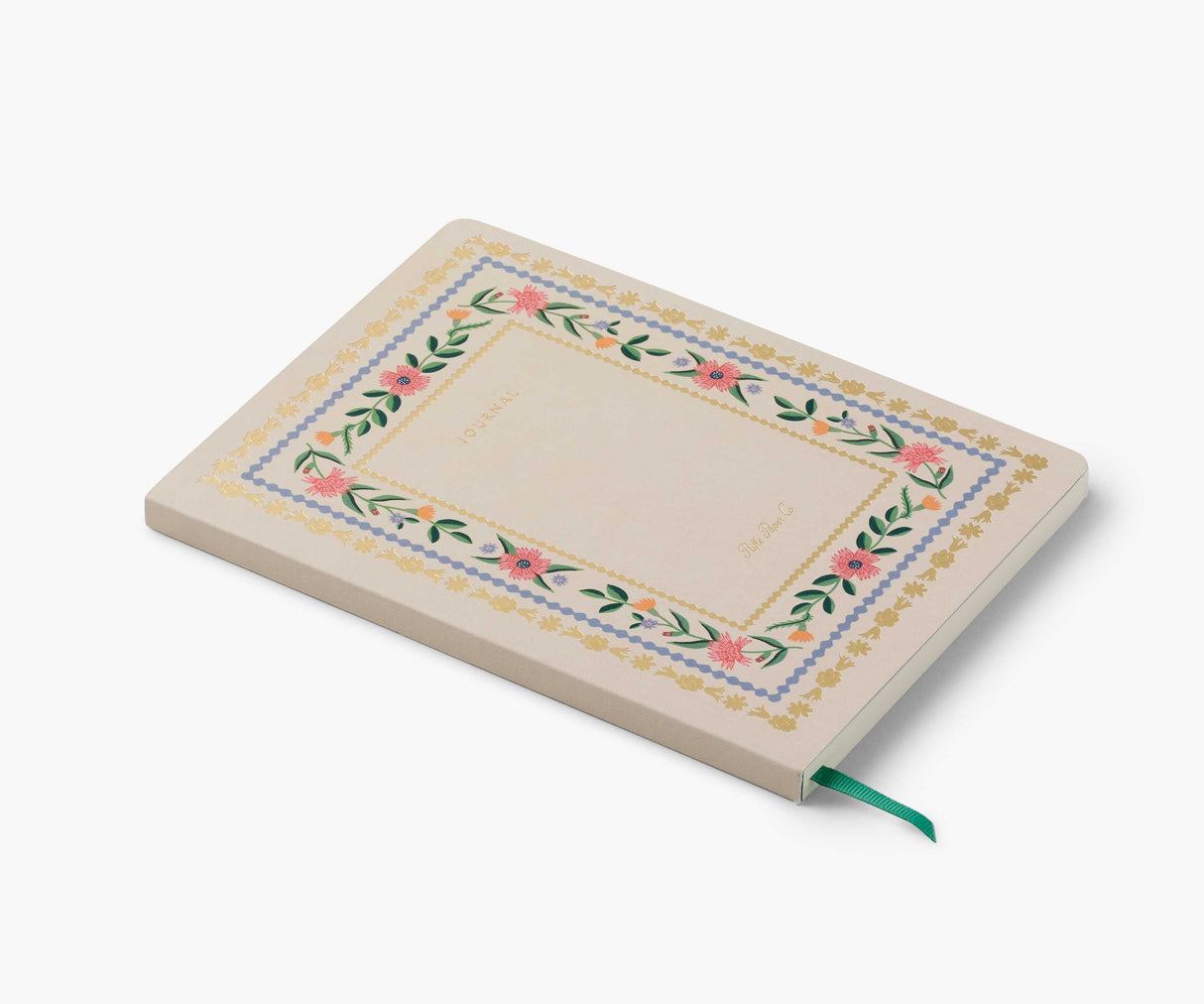 A lightweight, softcover journal, perfect for work, school, and other daily tasks. Inside find 150 lined pages and a grosgrain ribbon bookmark.