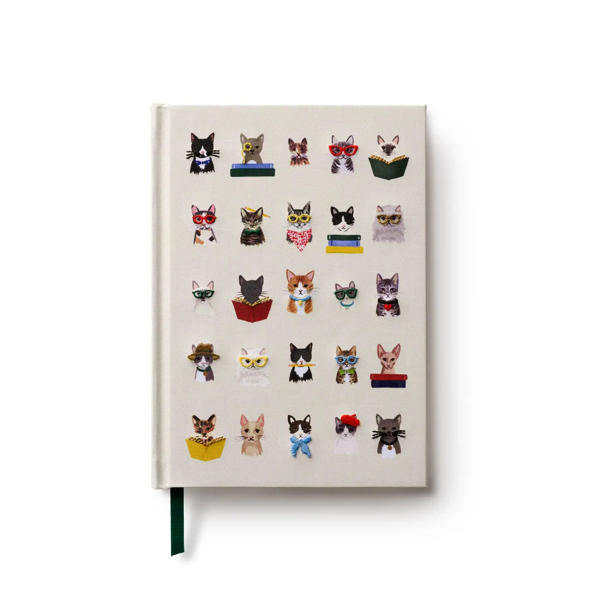 With a playful embroidered cover, this journal makes a perfect keepsake, gift, or personal diary. 240 lined pages leaves plenty of space to capture your thoughts, while a grosgrain ribbon bookmark saves your place.