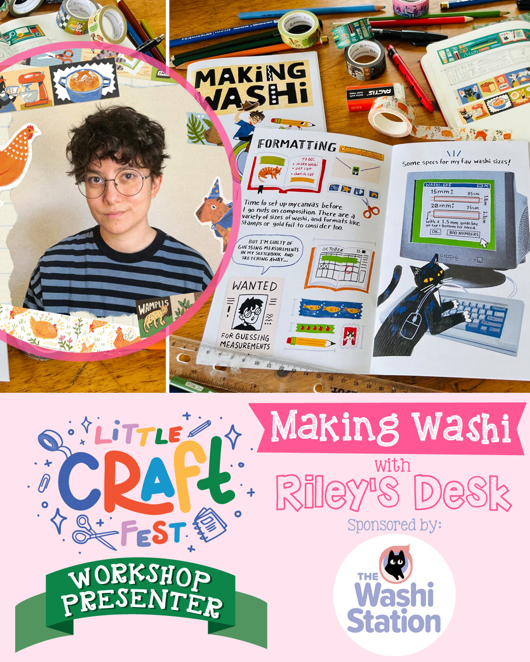 Making Washi with Riley's Desk