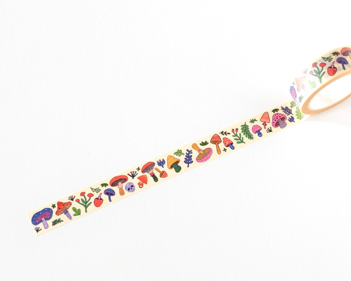 Decorative washi tape featuring colorful illustrated mushrooms, plants, and whimsical forest details. Perfect for planners, journals, gift wrapping, scrapbooking, and creative projects. Easy to tear, repositionable, and residue-free.
🌈 Key Features:
Dimensions: 15mm wide x 10 meters (32.8 feet) in length
Contains: 1 washi tape roll
High-quality washi tape material
Easy to tear and reposition
Perfect for scrapbooking, journaling, and crafts