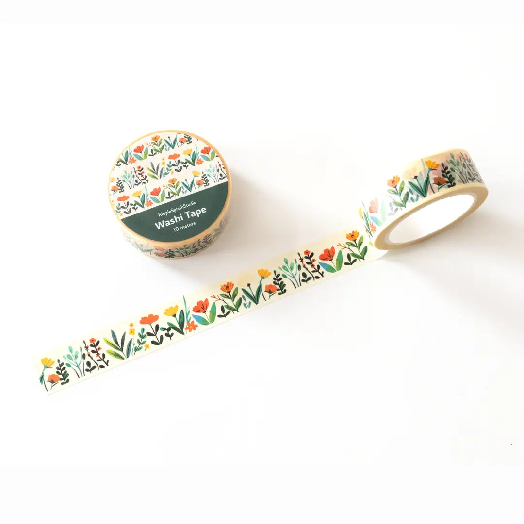 Decorative washi tape featuring delicate illustrated wildflowers and botanical details in soft, natural colors. Perfect for planners, journals, gift wrapping, scrapbooking, and creative projects. Easy to tear, repositionable, and residue-free.
🌈 Key Features:
Dimensions: 15mm wide x 10 meters (32.8 feet) in length
Contains: 1 washi tape roll
High-quality washi tape material
Easy to tear and reposition
Perfect for scrapbooking, journaling, and crafts