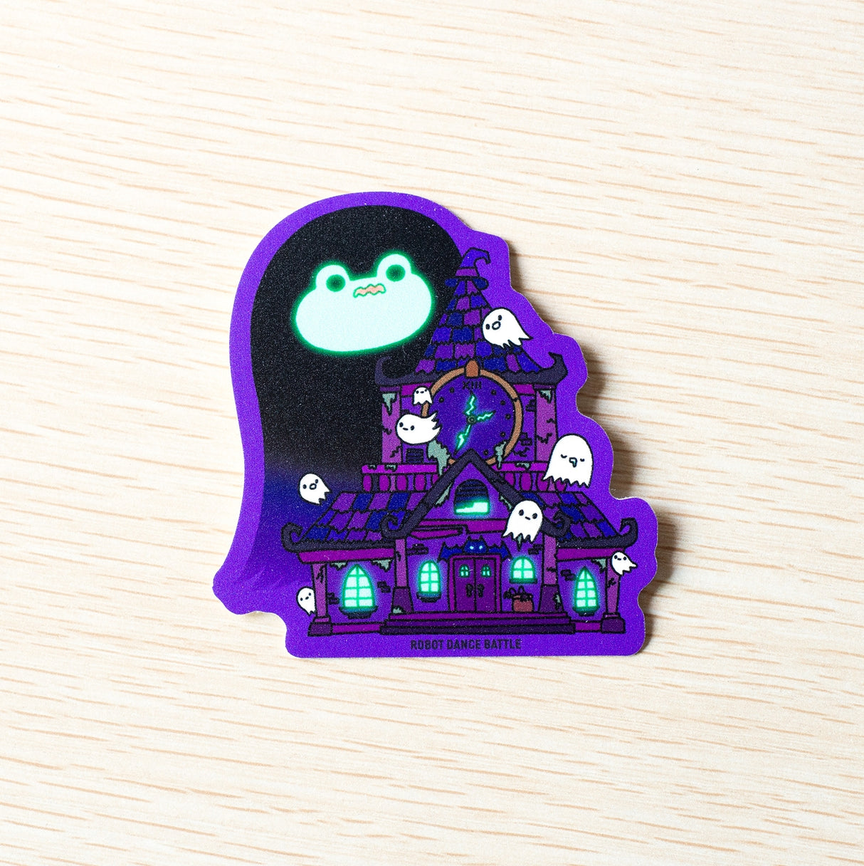Robot Dance Battle - Haunted Mansion Sticker