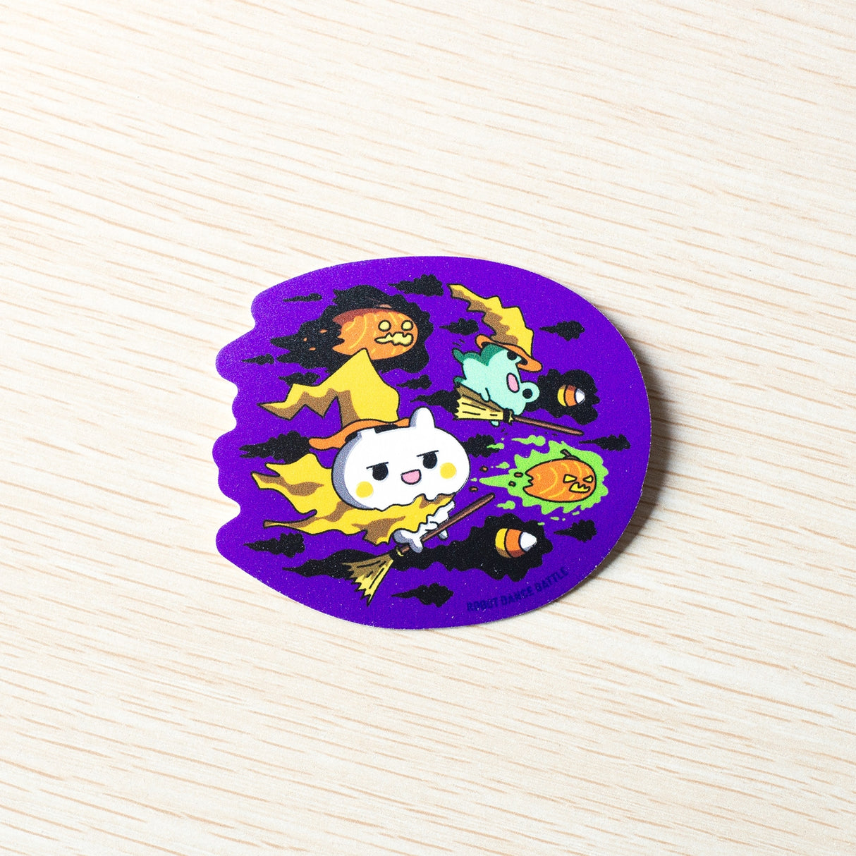 Robot Dance Battle Flying Witches Sticker