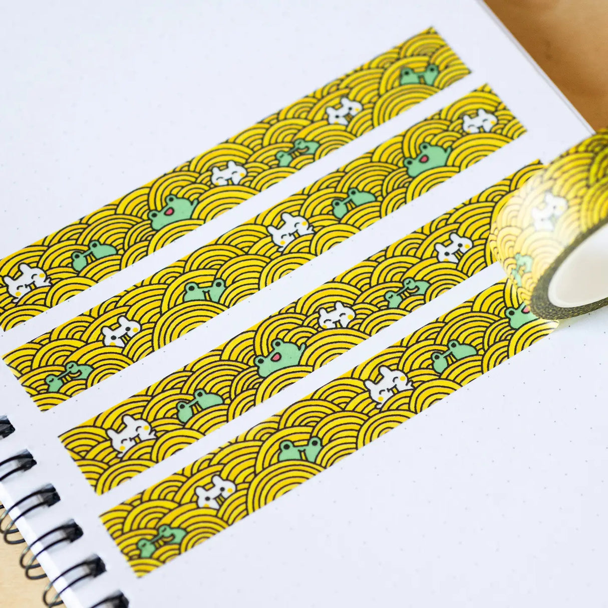 Robot Dance Battle Ramen Time Washi Tape