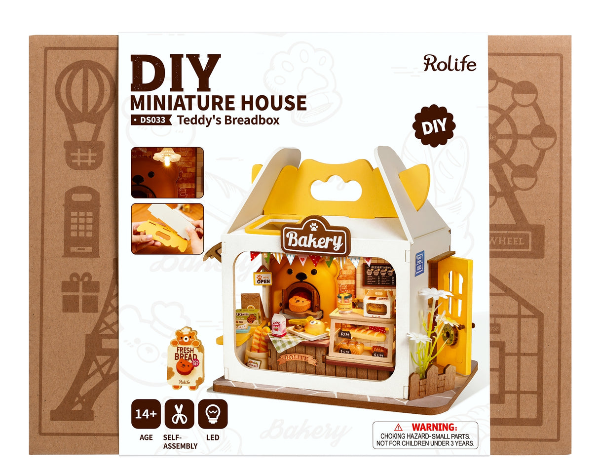 Teddy's Breadbox Diy Miniature House - Food Box Shop