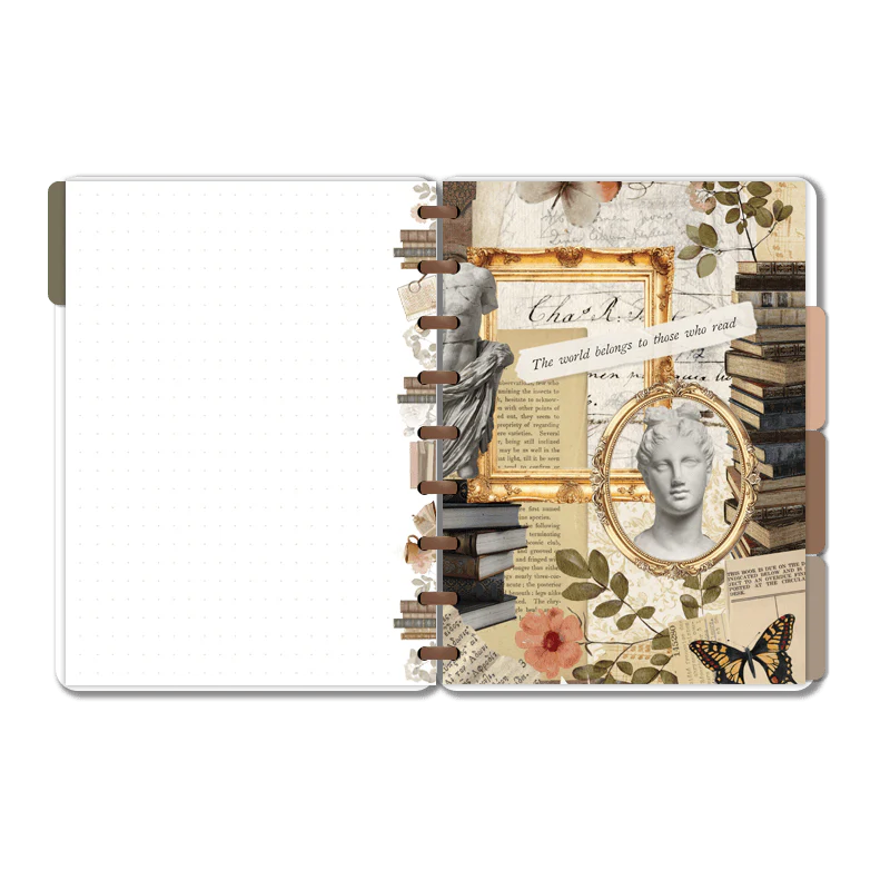 Dive into your next book with the All Booked Up Reading Journal by your side, the ultimate companion for book lovers where aesthetic meets functionality.
Whether you're flipping through the latest thriller or getting lost in a historical fiction, our journal is here to make every page turn count. With easy-to-use sections like a Book List, Your Thoughts, Reading Goals, and Space for Ideas, this journal is everything a reader needs.
Never Lose Track of a Book Again: Forget about trying to remember that boo