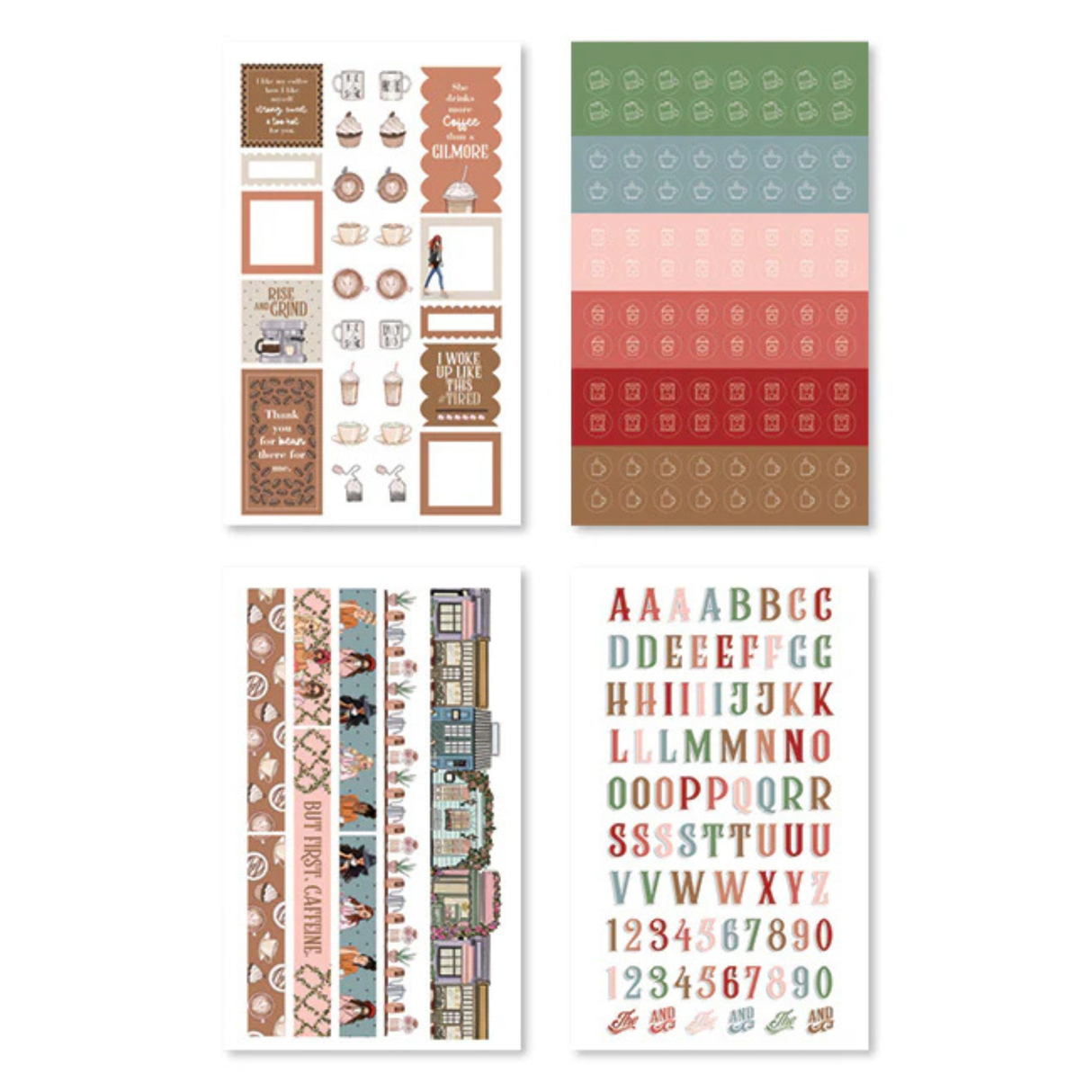 Rongrong Sticker Book - Coffee Queen
Get ready to wrap yourself in a warm hug with every sip of coffee! Introducing the Coffee Queen sticker book by Rongrong DeVoe. ☕️
Filled with 24 pages of premium hand-drawn stickers featuring adorable coffee lover fashion illustrations. From functional appointment trackers to cute coffee shop settings, this sticker book has it all. 😍
Show your love for the world's best drink and decorate your planner or notebook with these gorgeous stickers. Don't wait, grab your co