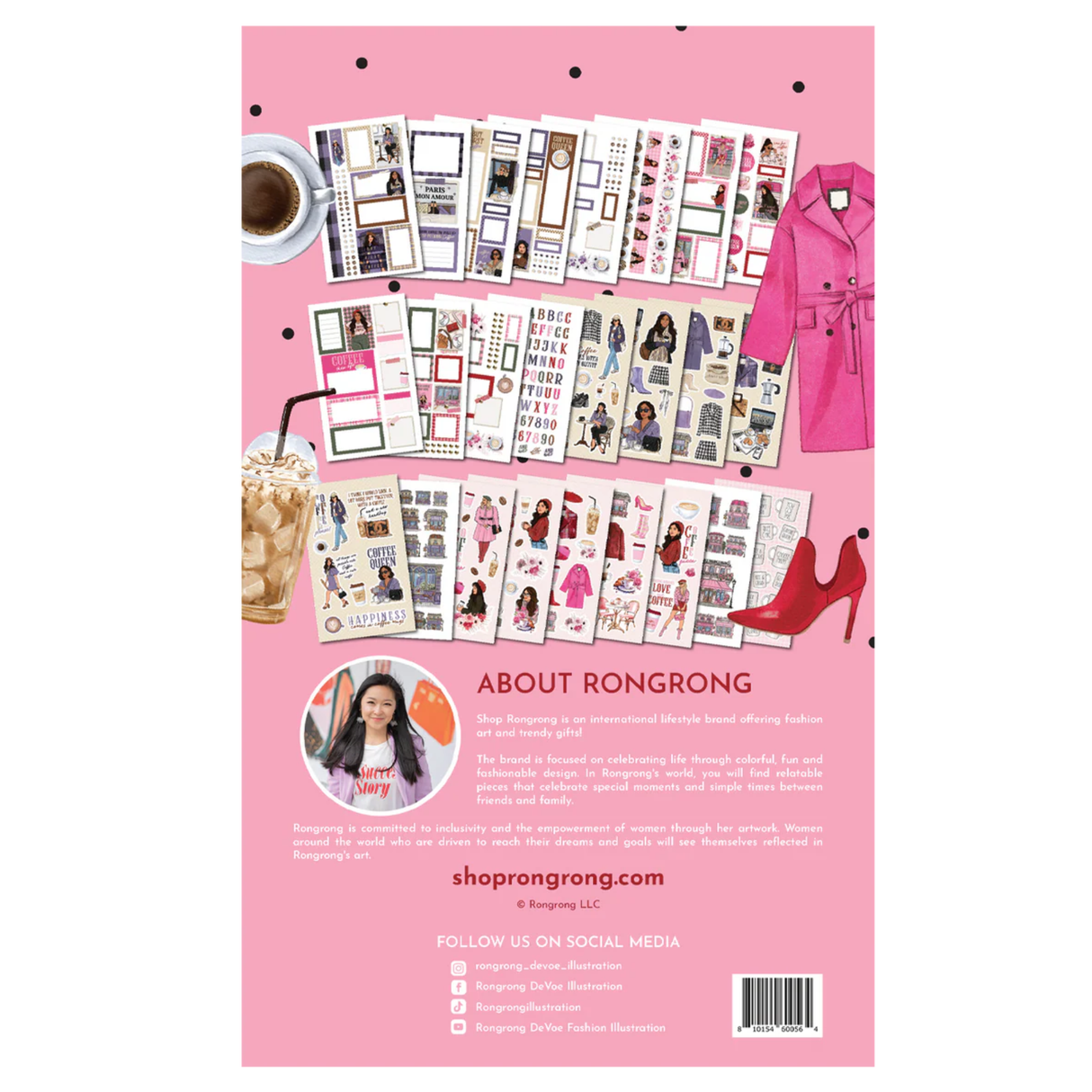 Rongrong Sticker Book - Coffee Queen 2
Indulge your love for coffee and creativity with the Coffee Queen Sticker Book 2! This must-have collection for coffee enthusiasts and crafters offers a delightful array of charming, hand-drawn designs, perfect for decorating planners, journaling, and crafting unique projects. Infuse your daily routine with warmth and joy through these beautifully designed, caffeine-inspired stickers! ☕✨
Key Features:
25 Pages of Hand-Drawn Stickers: Enjoy a diverse collection