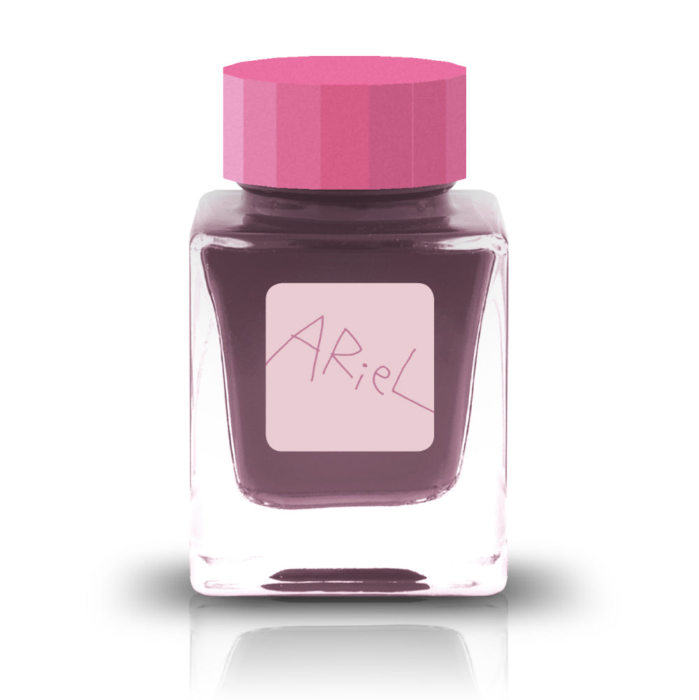 Ariel Ink
The Rose Color Collection is an extension of the Fixation Collection and features pastel waterproof fountain pen inks. The colors featured in this collection are inspired by garden roses.
RGB: 228, 190, 199
Pink
30ml
Waterproof Pigment