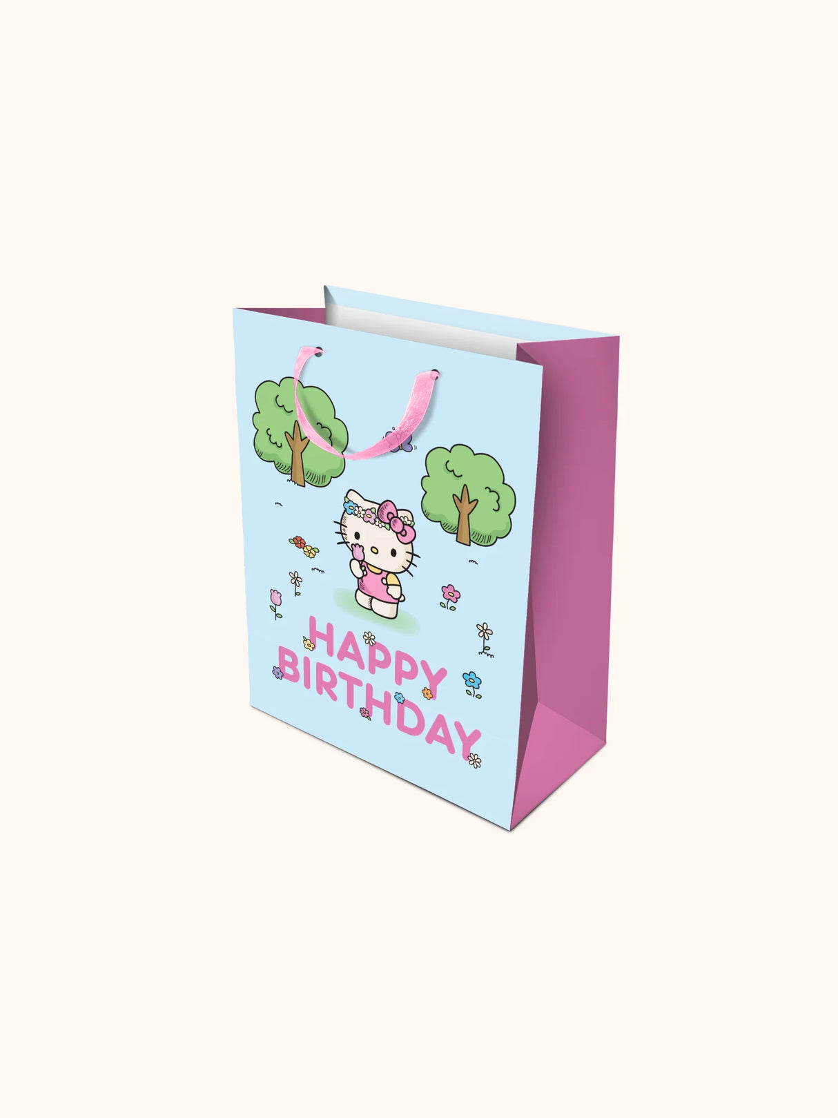 Hello Kitty Flower Crowns Small Gift Bag