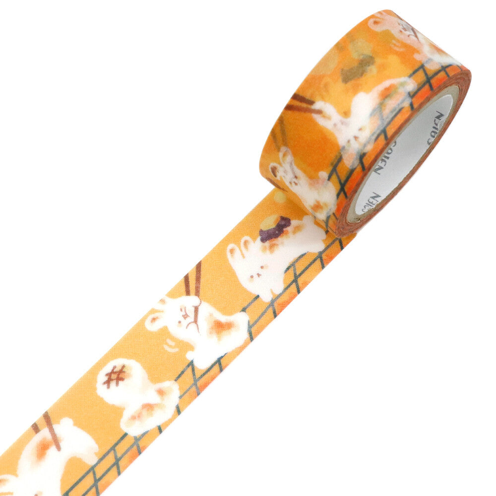 SAIEN Masking Tape Mochi Rabbit Washi Tape