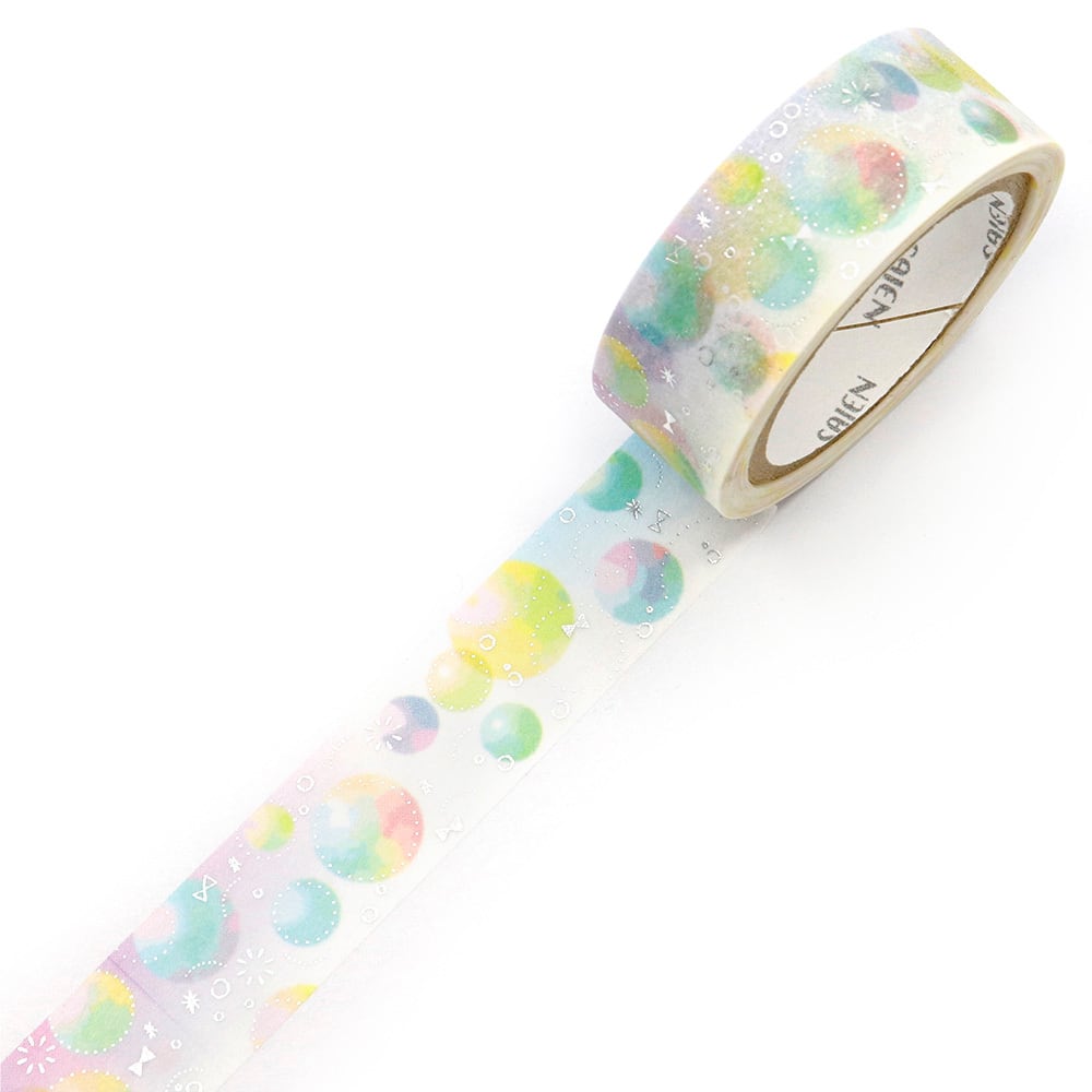 SAIEN Washi Tape - Bubble Sabon (UR-3075)