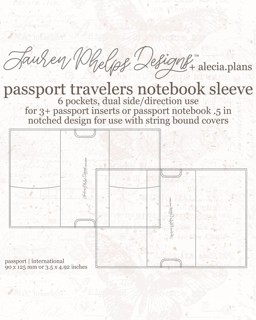 Passport Clear Vinyl Travelers Notebook Sleeve