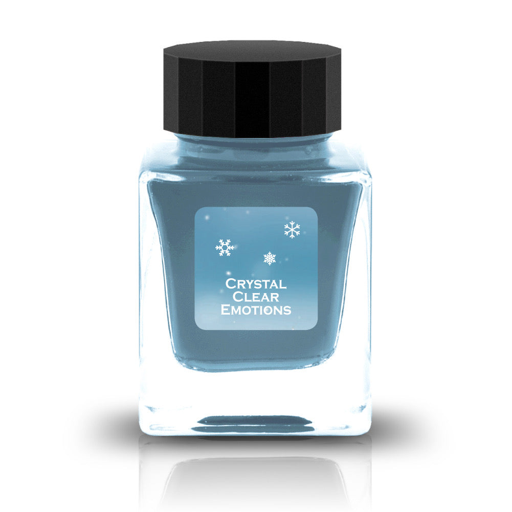 The Snow Paradise Collection is inspired by the beauty of snow in the winter. Some of the inks in this collection feature a shimmering effect to bring to life the sparkle of a fresh winter snow.
RGB: 114, 183, 205
Blue
30ml
Shimmering 