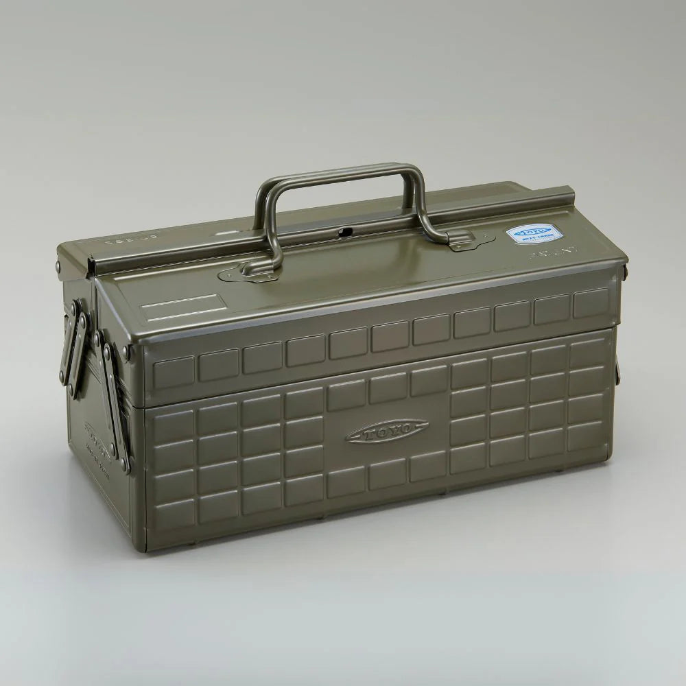 Toyo Steel Cantilever Toolbox ST-350 Military Green