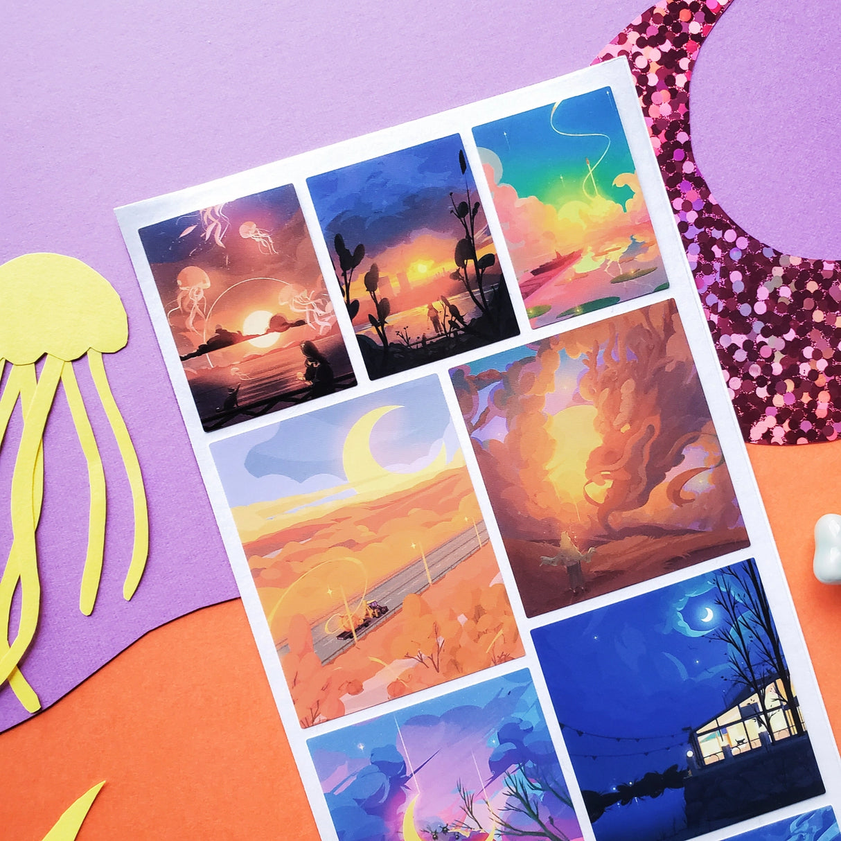 🌅🌌 Golden daylight or dreamy moonlit nights? Both. Both is good. Especially when @tektober gives us them in one breathtaking cosmos! From radiant sunsets to ethereal lunar glow, like tiny portals into a world where the sun and moon take turns painting the horizon, giving you front-row seats to every spellbinding shift in the sky.