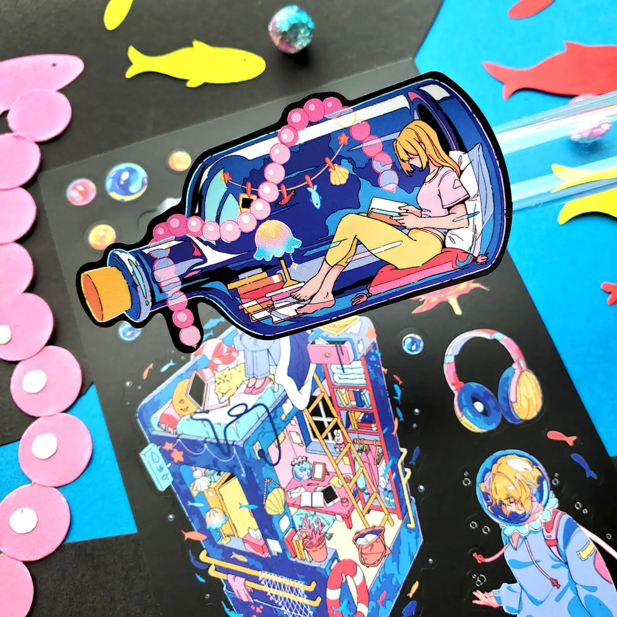 STICKII Aquatic Life (#1) Sticker Sheet @chisorichan