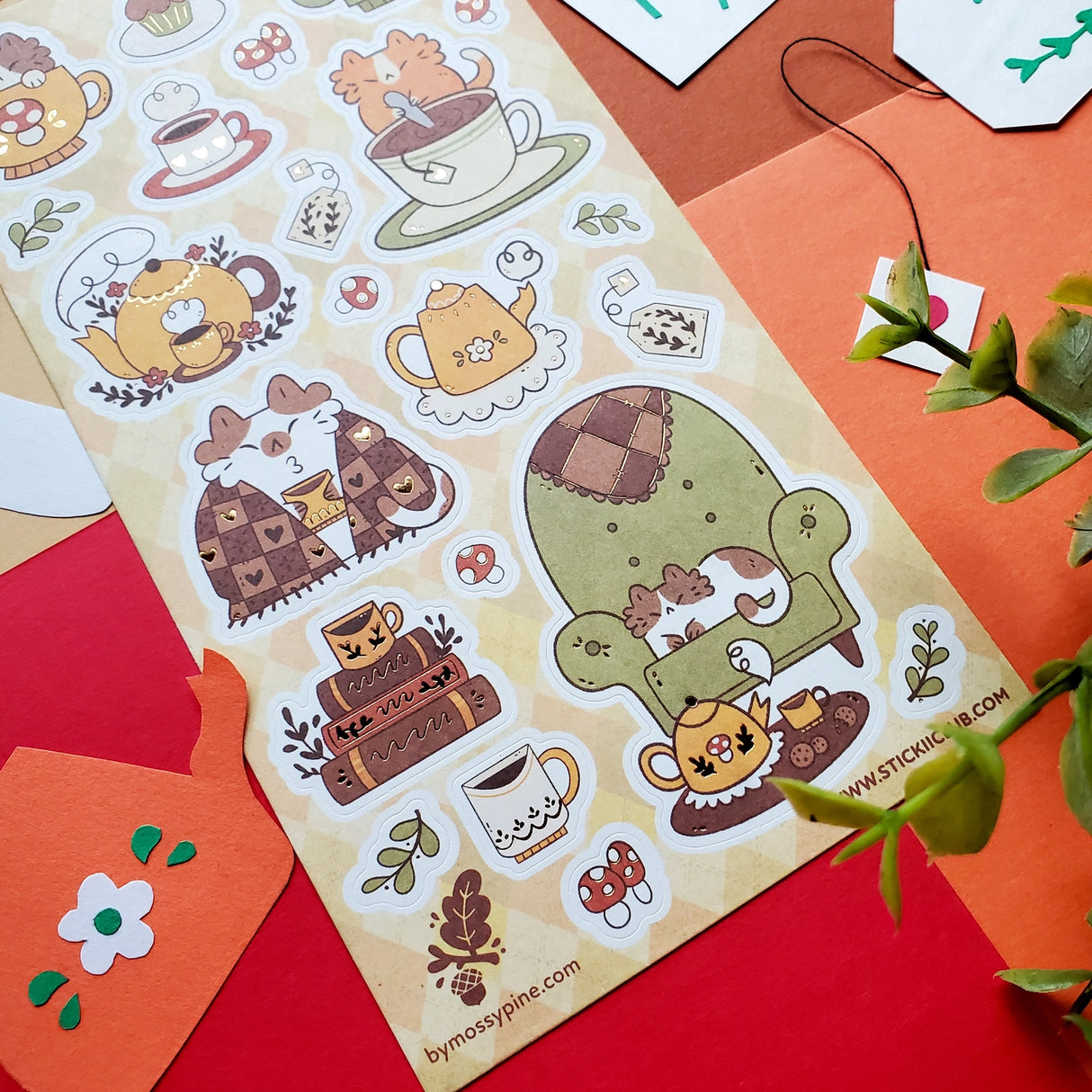 STICKII Cozy Cats Sheet
🐱🫖 As @bymossypine’s cozy cats show, comfort is key while reading. With steaming cups, yummy treats, and a warm blanket, they’re as snug as a bug in a rug, enjoying the most purr-fect evening curled up in their living room with their cherished books. When they get a bit sleepy, they simply drift off for a sweet little cat nap.