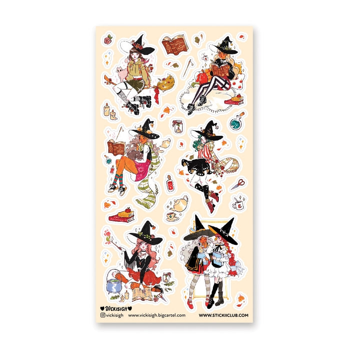 STICKII Crafty Coven Sticker Sheet WITCH