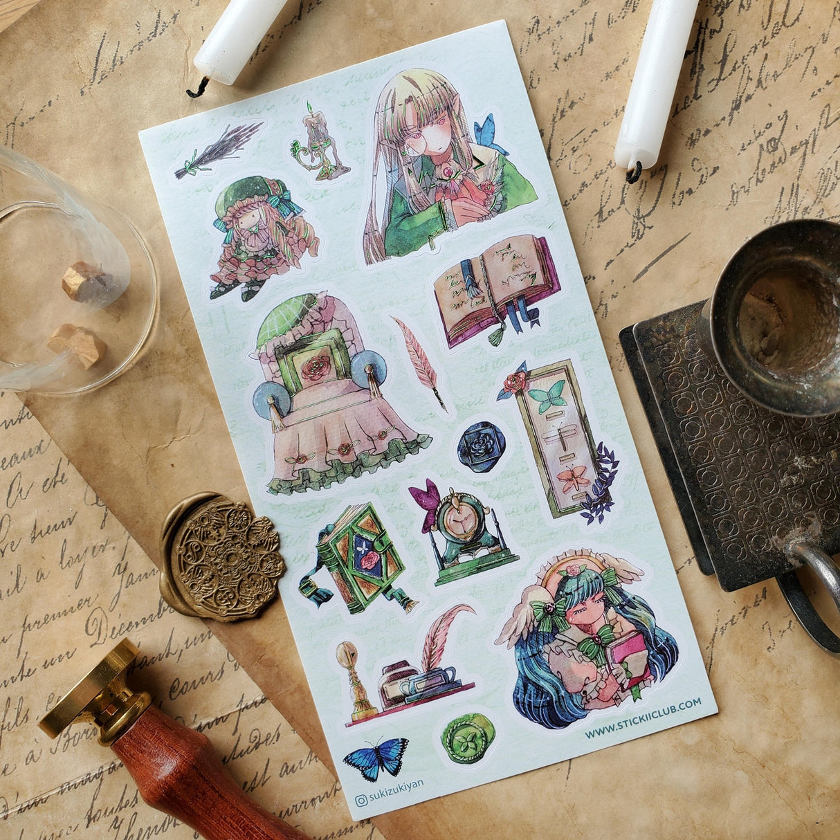STICKII Enchanted Antiques 2 Sticker Sheet