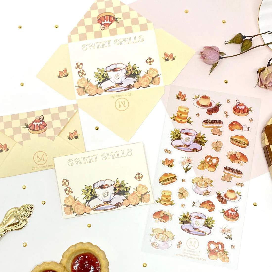 STICKII Golden Bakery Treats Sticker Sheet
Scrumptious bakery treats that will make your mouth water!
