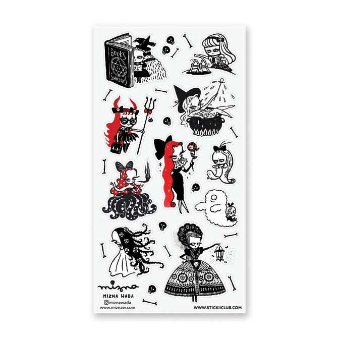 STICKII Hauntingly Fabulous Sticker Sheet Witch Sticker