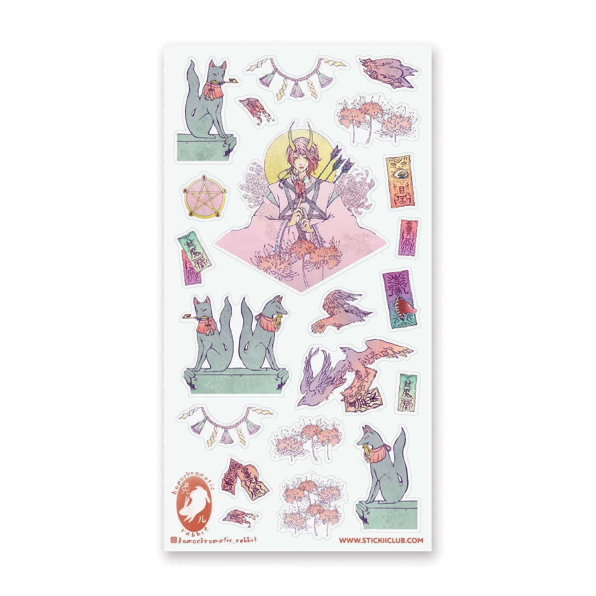 🦊⛩️ Enter a neon-kissed spirit realm with this striking kitsune shrine set by @homochromatic_rabbit! Fox guardians are excited to see if you can pass their test, enchanted talismans drift through the air, and you can’t be in the passage without some mysterious celestial figures bringing all the mystical vibes!
Art by: @homochromatic_rabbit