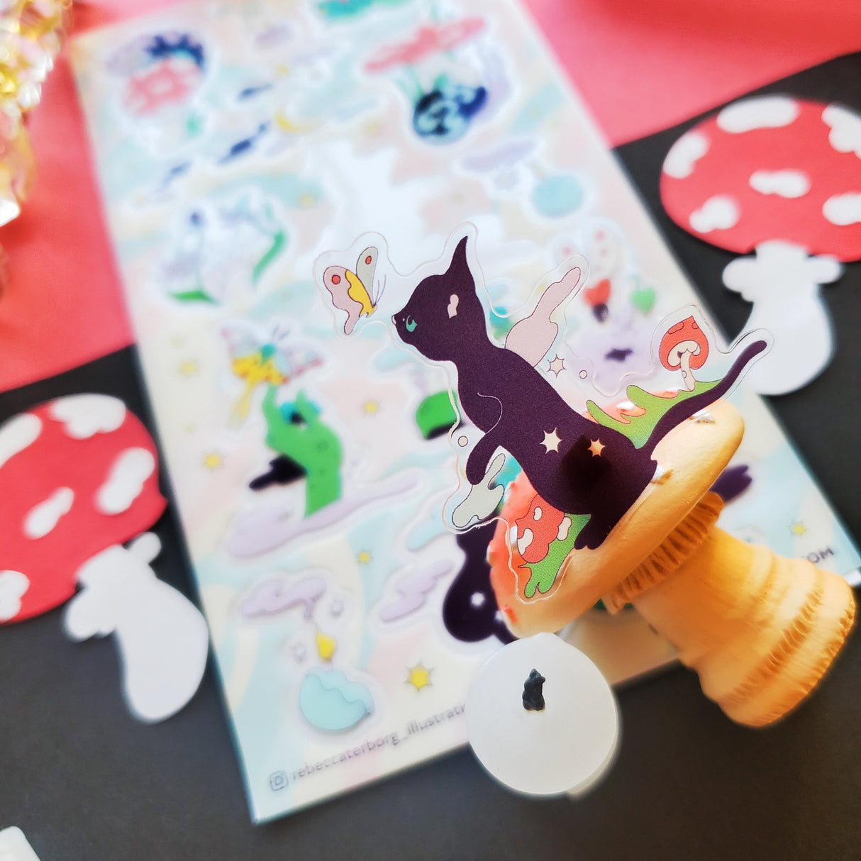 STICKII Psychedelic Forest Sticker Sheet